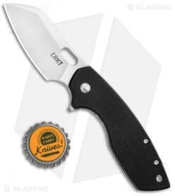 CRKT Pilar Large Frame Lock Flipper Knife Black G-10 (2.62" Satin) 5315G -CRKT Knives Shop CRKT Pilar Large FL Black G 10 Satin 5315G BHQ 92280 jr bottlecap