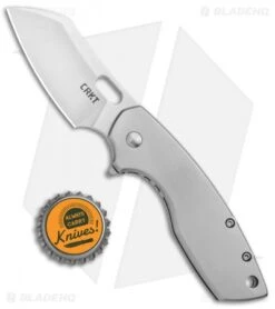 CRKT Pilar Large Frame Lock Flipper Knife Stainless Steel (2.62" Satin) 5315 -CRKT Knives Shop CRKT Pilar Large FL SS Satin 5315 BHQ 92276 jr bottlecap