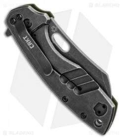 CRKT Pilar Large Frame Lock Knife OD Green G-10 (2.6" Black SW D2) BHQ Exclusive -CRKT Knives Shop CRKT Pilar Large Frame Lock Knife OD Green G 10 Black SW BHQ 117055 jr side