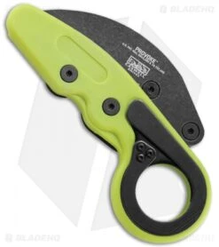 CRKT Provoke Zap Kinematic Morphing Karambit Folding Knife (2.4" Black) 4041G -CRKT Knives Shop CRKT Provoke Zap Kinematic Morphing Karambit Black BHQ 119339 jr side