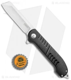 CRKT Razel GT Frame Lock Knife Black (3" Satin) 4031 -CRKT Knives Shop CRKT Razel GT FL Black Satin 4031 BHQ 119338 jr bottlecap