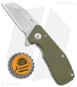 CRKT Razelcliffe Frame Lock Knife OD Green G-10 (2.4" Satin) 7 CRKT Razelcliffe Frame Lock Knife OD Green G-10 (2.4" Satin) -CRKT Knives Shop CRKT Razelcliffe OD Green G 10 SW BHQ 140697 jr bottlecap