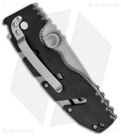 CRKT Ryan Seven Liner Lock Knife (3.375" Bead Blast Serr) 6813 -CRKT Knives Shop CRKT Ryan Seven LL BB Serr 6813 BHQ 87018 jr side