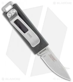 CRKT Scribe Fixed Blade Knife Black GRN (1.8" Stonewash) 2425 -CRKT Knives Shop CRKT Scribe Fixed Blade Black GRN SW 2425 BHQ 119327 jr spine