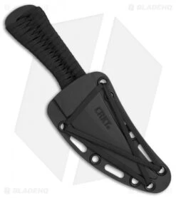 CRKT Scrub Tactical Fixed Blade Knife (3.75" Black) 2712 -CRKT Knives Shop CRKT Scrub Tactical Black 2712 BHQ 76694 er sheath