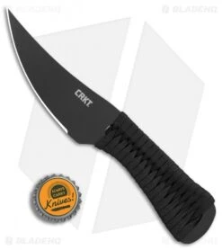 CRKT Scrub Tactical Fixed Blade Knife (3.75" Black) 2712 -CRKT Knives Shop CRKT Scrub Tactical Black 2712 BHQ 76694 jr bottlecap