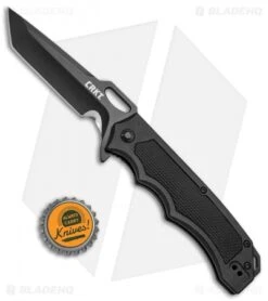 CRKT Septimo "Forged By War" Liner Lock Knife Black (3.62" Black) 7050 -CRKT Knives Shop CRKT Septimo Forged By War LL Black Black 7050 BHQ 71243 jr bottlecap