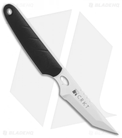 CRKT Side Hawg 3 Tanto Fixed Blade Neck Knife W/ Pivot Sheath (2" White) 2405W 2 CRKT Side Hawg 3 Tanto Fixed Blade Neck Knife W/ Pivot Sheath (2" White) 2405W - Image 2
