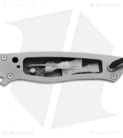 CRKT TSR Terzuola Survival Rescue Fixed Blade Knife Black GFN (4.3" Satin ) 2061 -CRKT Knives Shop CRKT T SR Terzuola survival rescue black GFN satin 2061 BHQ 51818 er open