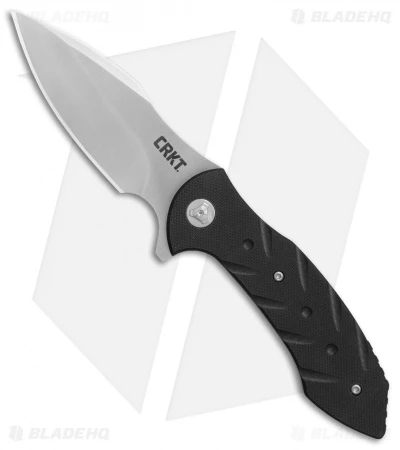 CRKT Ochs Terrestrial Liner Lock Knife Black G-10 (3.3" Satin) 5370 1 CRKT Ochs Terrestrial Liner Lock Knife Black G-10 (3.3" Satin) 5370