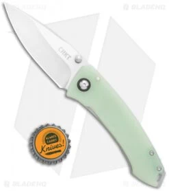 CRKT Tuna Frame Lock Knife Natural G-10 (3.25" Stonewash D2) -CRKT Knives Shop CRKT Tuna FL Natural G 10 SW 2520JSD2 BHQ 114001 jr bottlecap