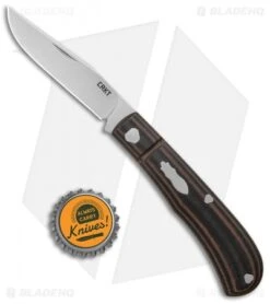 CRKT Rogers Venandi Slip Joint Knife Black/Brown G-10 (3.1" Bead Blast) -CRKT Knives Shop CRKT Venandi Layered Black Brown G 10 SJ BB BHQ 138968 jr bottlecap