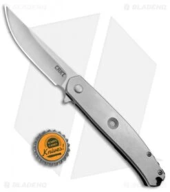 CRKT Vizzle Frame Lock Knife Stainless Steel (3.35" Satin) 5320 -CRKT Knives Shop CRKT Vizzle SS 5320 BHQ 51849 jr bottlecap 2