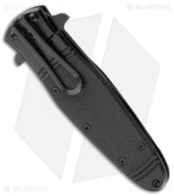 CRKT Bombastic Frame Lock Knife Black GFN (3.3" Black Serr) K345KKS 5 CRKT Bombastic Frame Lock Knife Black GFN (3.3" Black Serr) K345KKS -CRKT Knives Shop CRKT bombastic black serr K345KKS BHQ 51847 er side