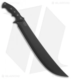 CRKT Onion ChanceInHell Machete Fixed Blade Knife (16" Black) K916KKP -CRKT Knives Shop CRKT chanceinhell machete 16in K916KKP BHQ 51844 er side