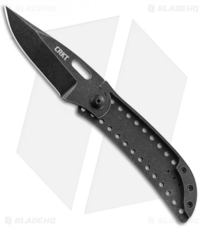 CRKT Desta Lock Back Folding Knife (2.50" Black Stonewash) 2784 1 CRKT Desta Lock Back Folding Knife (2.50" Black Stonewash) 2784