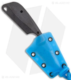 Flytanium Black Micarta + CRKT Folts Minimalist Cthulhu (2.25" Satin) -CRKT Knives Shop Flytanium Black Micarta CRKT Folts Minimalist Cthulhu Bowie SW BHQ 174424 jr sheath