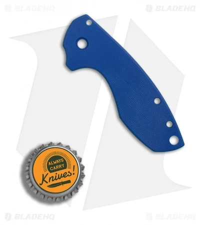 Karbadize CRKT Pilar Replacement Scale - Blue G-10 2 Karbadize CRKT Pilar Replacement Scale - Blue G-10 - Image 2