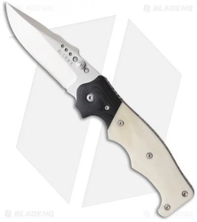 CRKT The Natural 2 Spring Assisted Knife White Bone & G10 (3.25" Plain) 7080 1 CRKT The Natural 2 Spring Assisted Knife White Bone & G10 (3.25" Plain) 7080