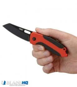 CRKT Burnley Sketch Wharncliffe Liner Lock Folding Knife (2.75" Black) 2430 -CRKT Knives Shop crkt burnley sketch wharncliffe 2430 BHQ 71241 dl hand