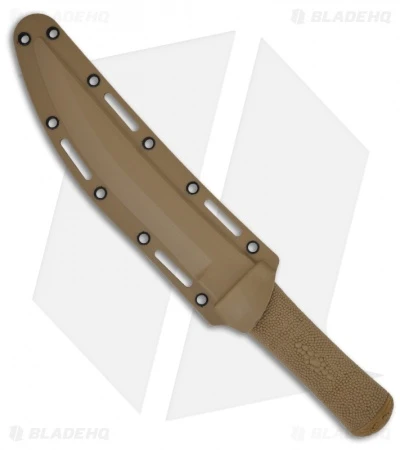 CRKT Hissatsu Knife Desert Tan Fixed Blade Tanto (7" Brown) 2907D 2 CRKT Hissatsu Knife Desert Tan Fixed Blade Tanto (7" Brown) 2907D - Image 2