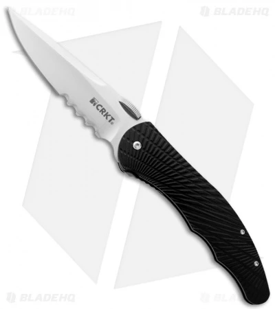 CRKT MJ Lerch Enticer Spring Assisted Knife (3.24" Satin Serr) 1061 1 CRKT MJ Lerch Enticer Spring Assisted Knife (3.24" Satin Serr) 1061