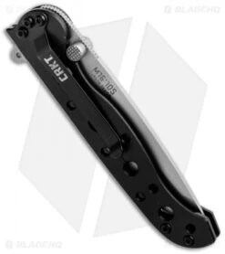 CRKT Carson M16-10S Tanto Flipper Knife + Bottle Opener (3" Bead Blast Serr) 6 CRKT Carson M16-10S Tanto Flipper Knife + Bottle Opener (3" Bead Blast Serr) -CRKT Knives Shop crkt m16 10s side cm