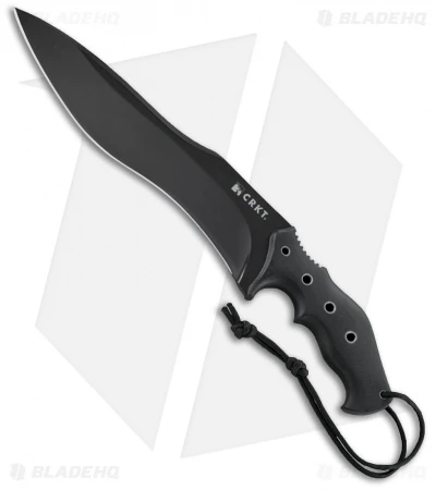 CRKT Onion Redemption Knife Fixed Blade (9.5" Black) K100KKP 1 CRKT Onion Redemption Knife Fixed Blade (9.5" Black) K100KKP