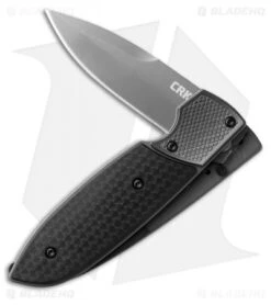 CRKT Russ Kommer Fulcrum 2 Compact Folding Knife GRN (2.75" Gray) 7430 -CRKT Knives Shop crkt small fulcrum 2 7430 half cm