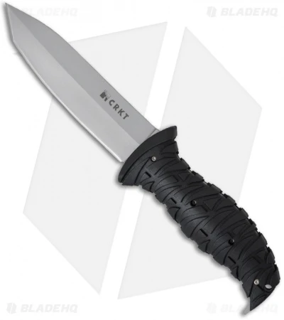 CRKT Ultima Tactical Fixed Blade Knife Black GFN (5" Gray) 2115 1 CRKT Ultima Tactical Fixed Blade Knife Black GFN (5" Gray) 2115