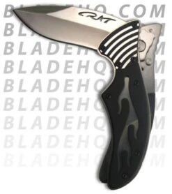 CRKT Fulcrum Flame Folding Knife (2.75" Satin) 7406 5 CRKT Fulcrum Flame Folding Knife (2.75" Satin) 7406 -CRKT Knives Shop crktfulcrumcarvedinprocess